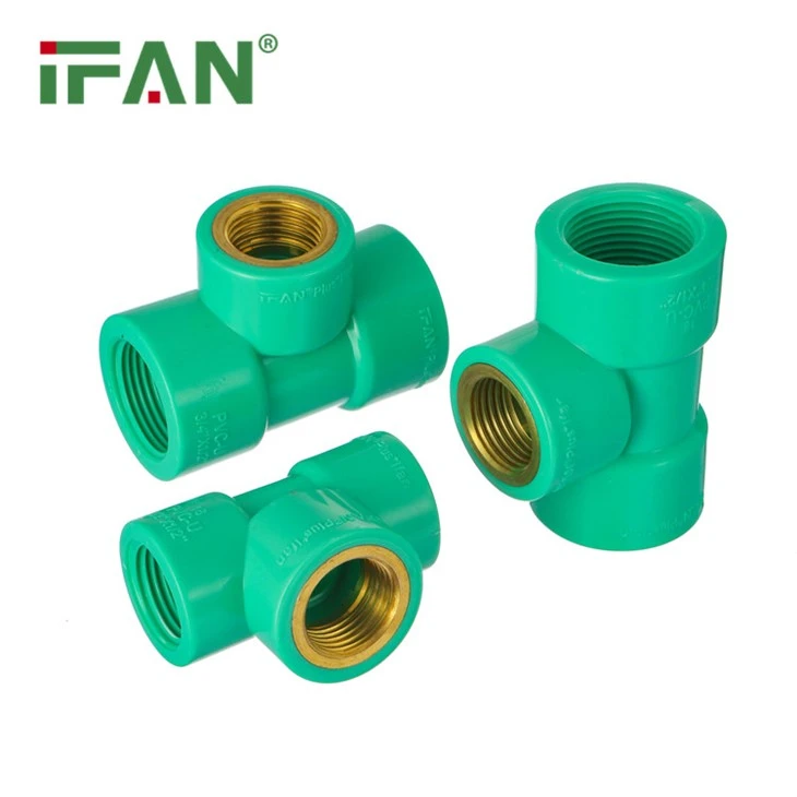 Durable UPVC Green Female Tee