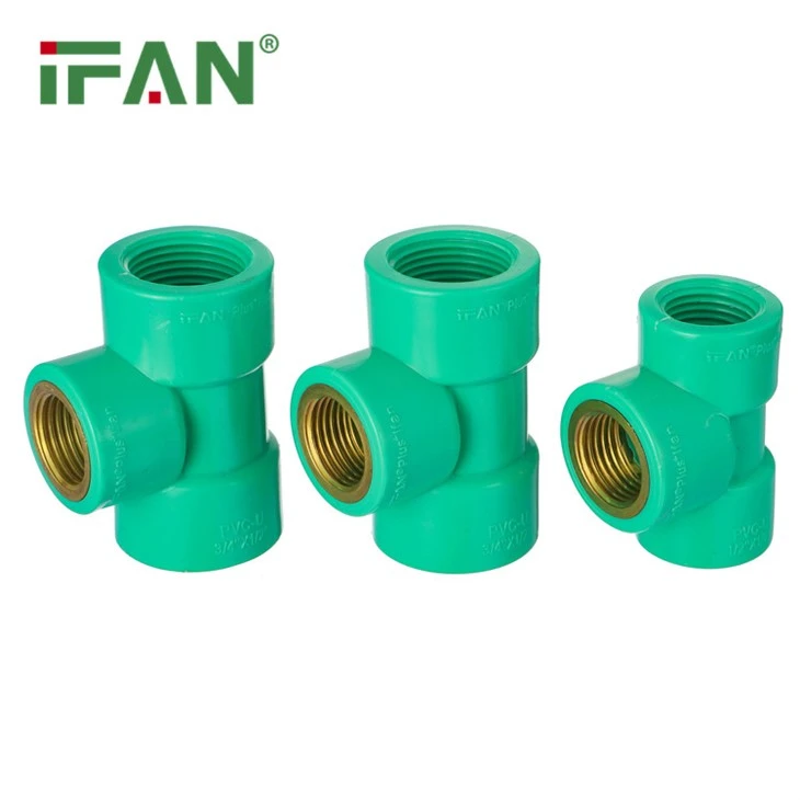 Durable UPVC Green Female Tee